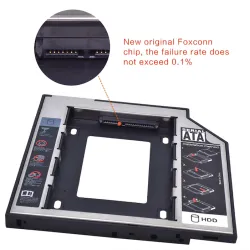 9.5mm universal SATA Caddy SSD HDD 3.0 2.5" case hard drive disk enclosureHard drives