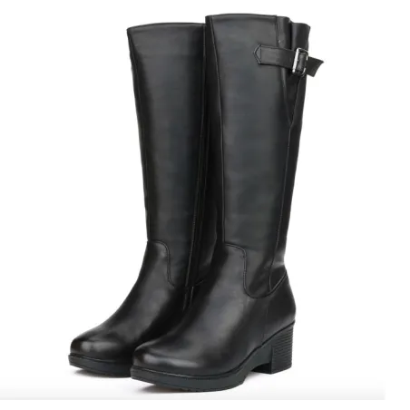 Natural wool genuine leather winter bootsBoots