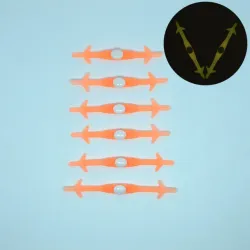 Silicone light up LED luminous shoelaces 12 pcs setShoes