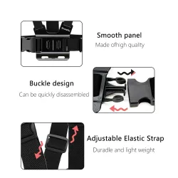 GoPro Hero & Xiaomi Yi GP27 adjustable chest strap belt tripod harness mountMounts