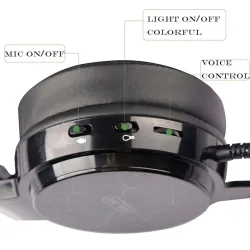 C13 LED gaming headset headphones with microphone & ledHeadsets