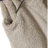 Winter fur hooded vestJackets