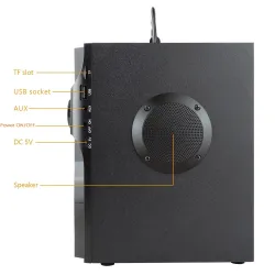 RS-A100 wireless bluetooth speaker with LCD displayBluetooth speakers