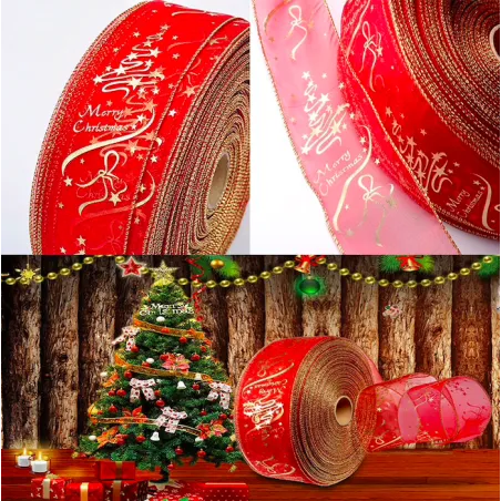 Christmas tree decoration ribbon 200cmChristmas