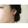 Red cherry earringsEarrings