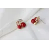 Red cherry earringsEarrings