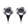 8 LED Buried floor - garden solar light with sensor waterproofSolar lighting