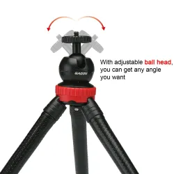 Portable flexible octopus mini tripod phone camera holder selfie stickTripods & stands