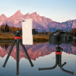 Portable flexible octopus mini tripod phone camera holder selfie stickTripods & stands