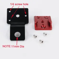 GoPro 6 / 5 / 4 / 3 / 2 / 1 Sj4000 Xiaomi Yi camera aluminum holder adapter rearview bracket mountMounts