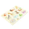 Cartoon animals - children's wooden puzzle toysWooden