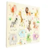 Cartoon animals - children's wooden puzzle toysWooden