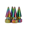 Neon aluminum car tire valve caps 4 pcsWheel parts