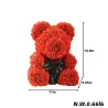 Rose bear - bear made from infinity roses - 40 cmValentine's day