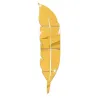 Acrylic feather-shaped mirror wall stickerWall stickers