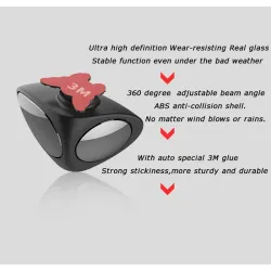 2 in 1 left & right 360 rotation adjustable car rear view mirrorStyling parts