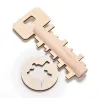 Wooden puzzle key toyEducational