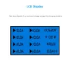 8 Port USB charger with wireless charging - Type-C - LED display and standChargers