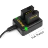 AHDBT-501 battery - three & dual ports USB charger for GoPro 7 /6 / 5 Action CameraBattery & Chargers