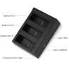 AHDBT-501 battery - three & dual ports USB charger for GoPro 7 /6 / 5 Action CameraBattery & Chargers
