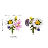 Small chrysanthemum stud earringsEarrings