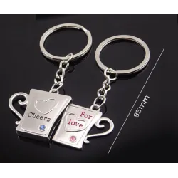 Cheers For Love - keychain 2 pcsKeyrings