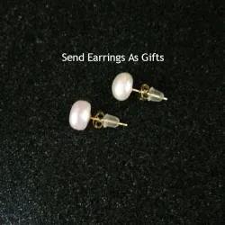 Elegant gold necklace with pearl & earringsJewellery Sets