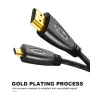 Gold plated 3D 1080P HDMI to micro HDMI - D-type male to HDMI male - cableCables