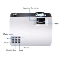 LED 1800L - support full HD - mini projectorProjectors
