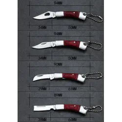 Mini foldable pocket knife with keychainSurvival tools