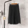 Fashion midi pleated skirtDresses