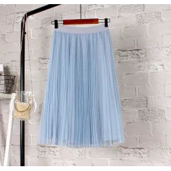 Fashion midi pleated skirtDresses