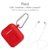 Soft silicone earphone case for Apple AirPods with hookEar- & Headphones