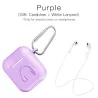 Soft silicone earphone case for Apple AirPods with hookEar- & Headphones