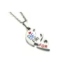 Best Friends Forever - stainless steel necklace - couples - 2 piecesNecklaces