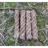 Waterproof waxed ropes - fire starters - waterproof - 4 piecesSurvival tools