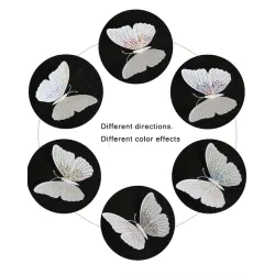 3D butterfly - wall sticker with magnet 12 piecesWall stickers