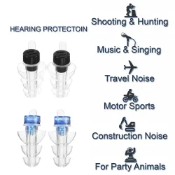 Anti-noise earplugs - reusable - with box - hearing protection - party plugsHearing aid