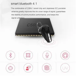 Mini Bluetooth headset - wireless invisible earphones with microphone & charging boxEar- & Headphones