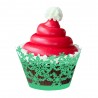 Christmas covers for muffins & cupcakes - paper wrappers 12 piecesBakeware