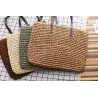 Large beach bag made from strawHandbags
