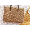 Large beach bag made from strawHandbags