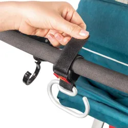 Universal baby stroller hook - aluminum clipBaby