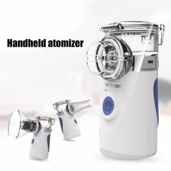 Portable ultrasonic nebulizer - mini handheld inhaler - air humidifier - atomizer - setHumidifiers