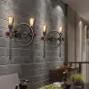 Iron wheel - retro wall lampWall lights