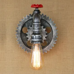 Vintage iron pipe - wall lampWall lights