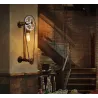 Vintage wall lamp with bicycle chainWall lights