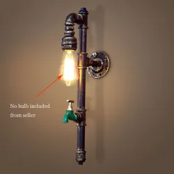 Vintage water pipe - wall lampWall lights