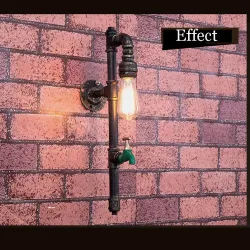 Vintage water pipe - wall lampWall lights