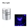 LED wall light with spiral hole - RGB - remote controllerWall lights
